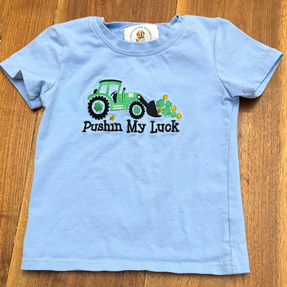 Smocking Dog Pushin My Luck